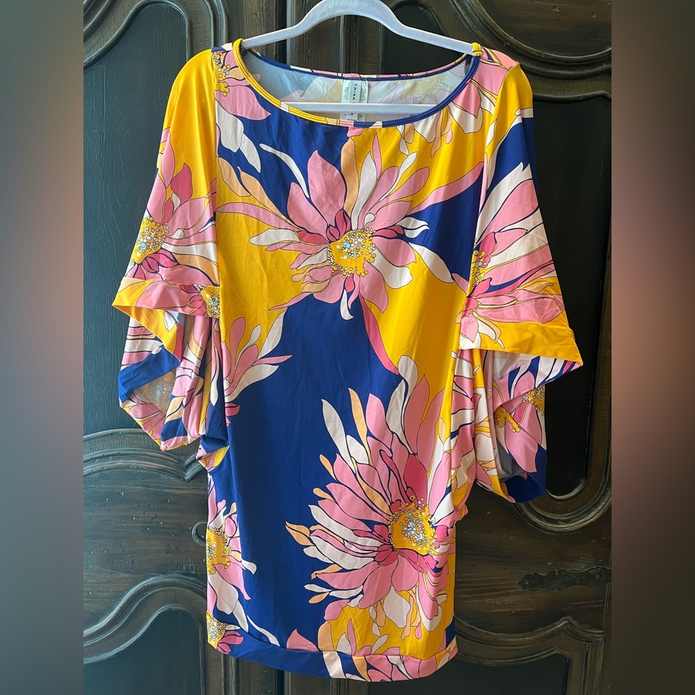 NWT Trina Turk Breeze Swim Tunic cover up size Medium